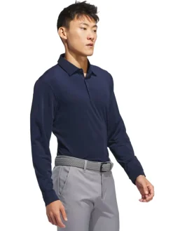 adidas Core Long Sleeve Polo Shirt - Collegiate Navy