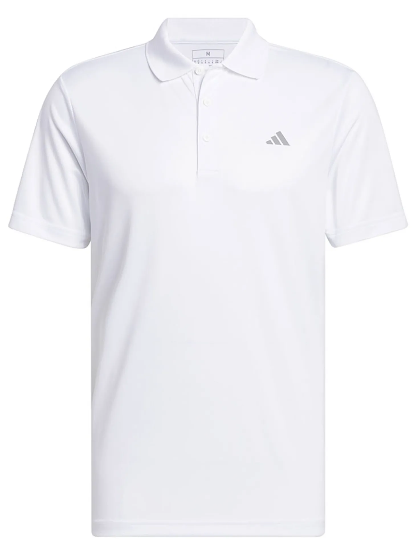 adidas Core Performance PrimeGreen Polo Shirt - White