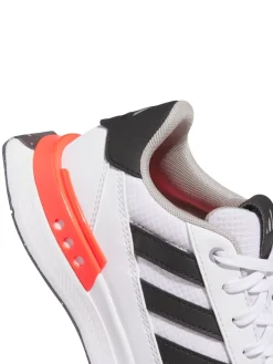 adidas Junior S2G Spikeless Golf Shoes - Ftwr White/Core Black/Lucid Red