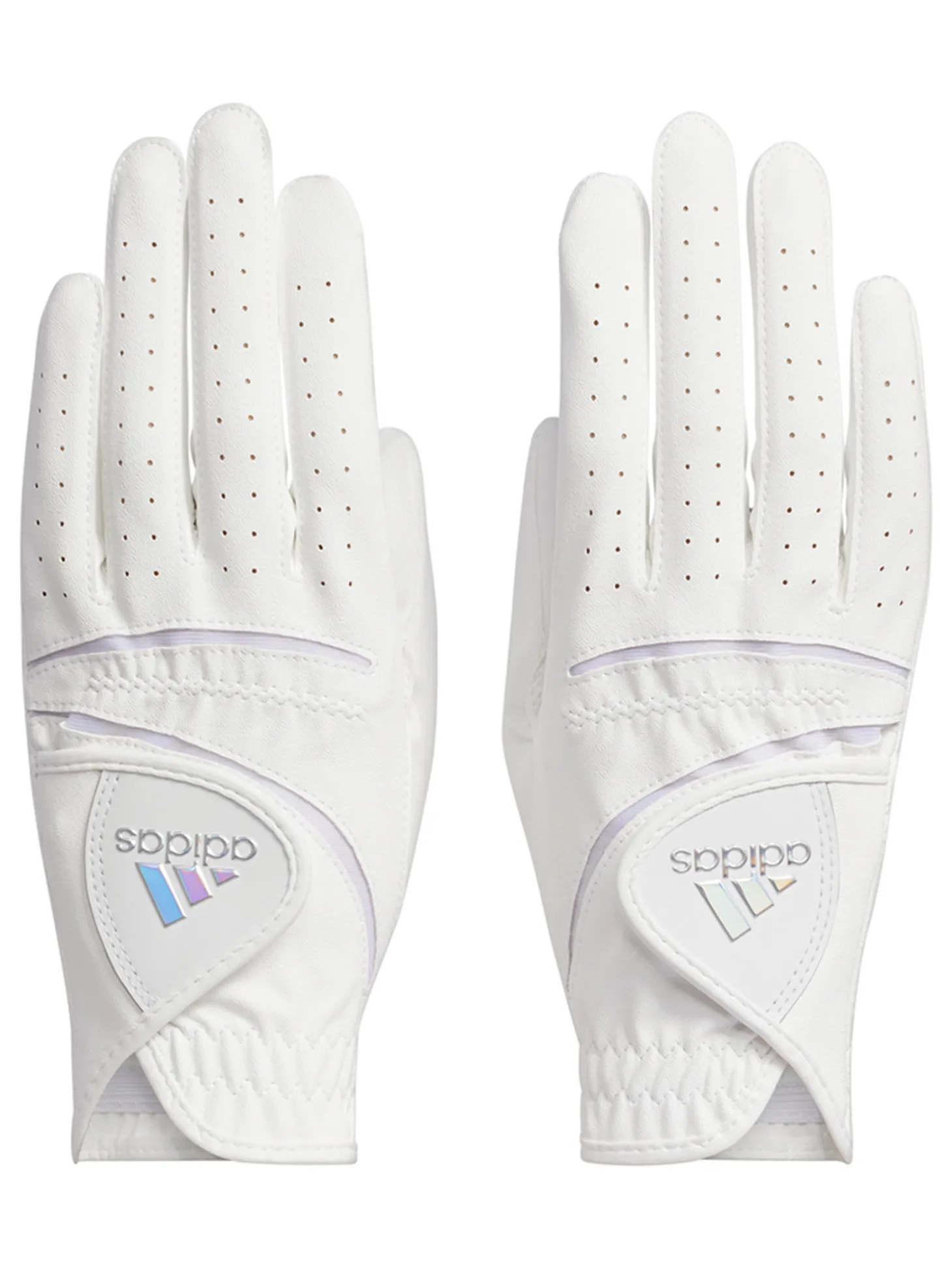Adidas L&C Womens Golf Glove Pair White