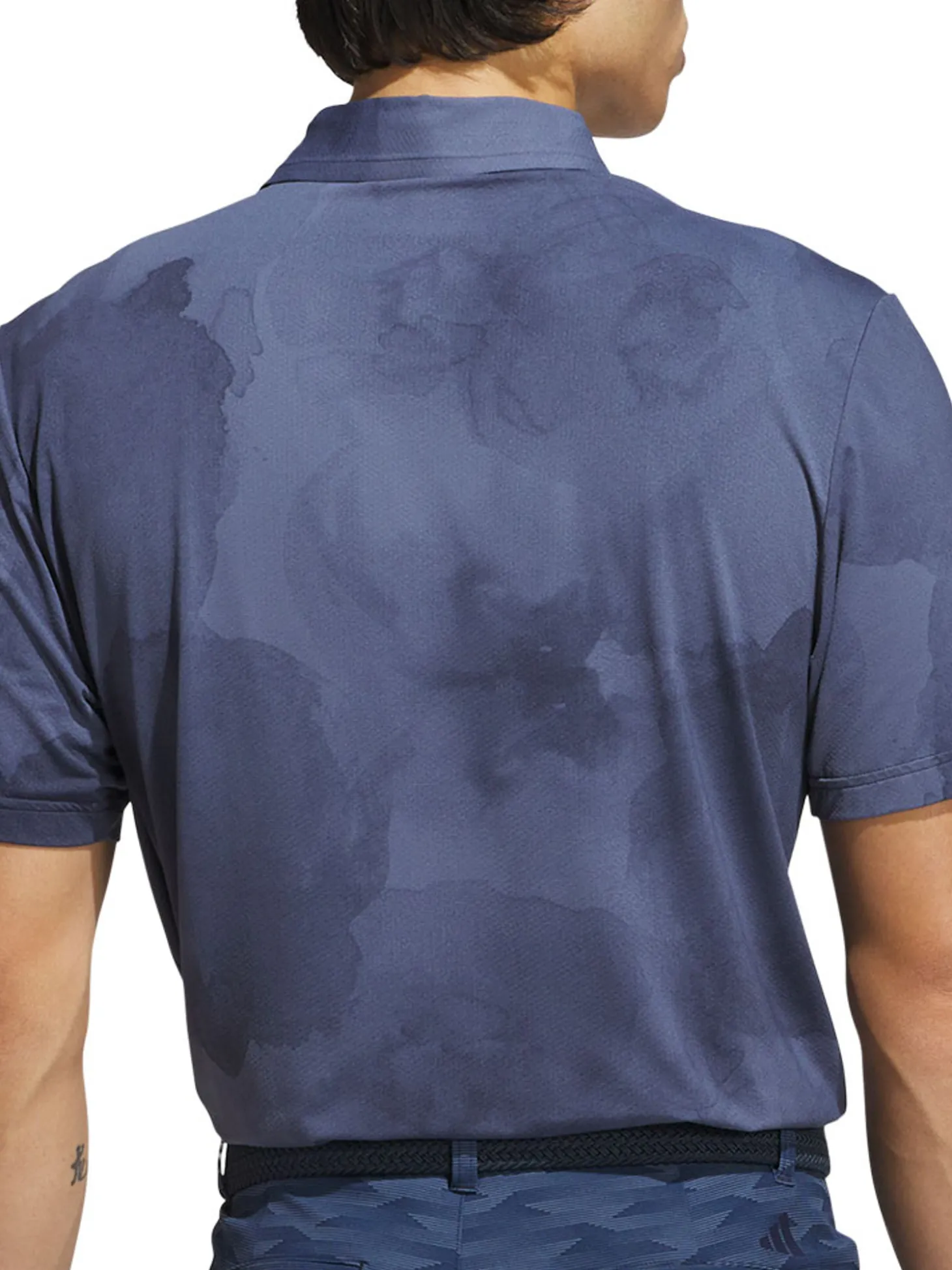 adidas Ultimate365 Printed Cool Feeling Tour Polo Shirt - Collegiate Navy