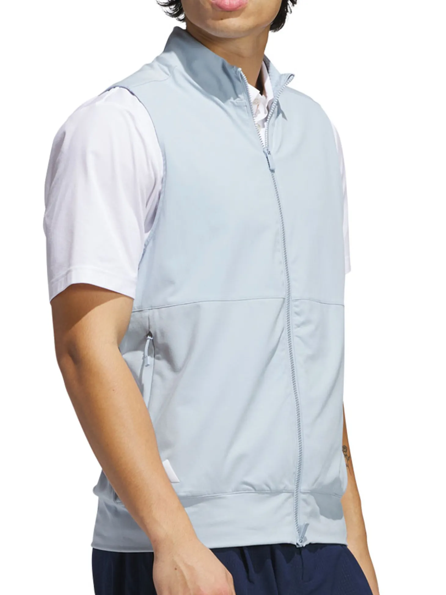adidas Ultimate365 Tour Full-Zip Vest - Wonder Blue