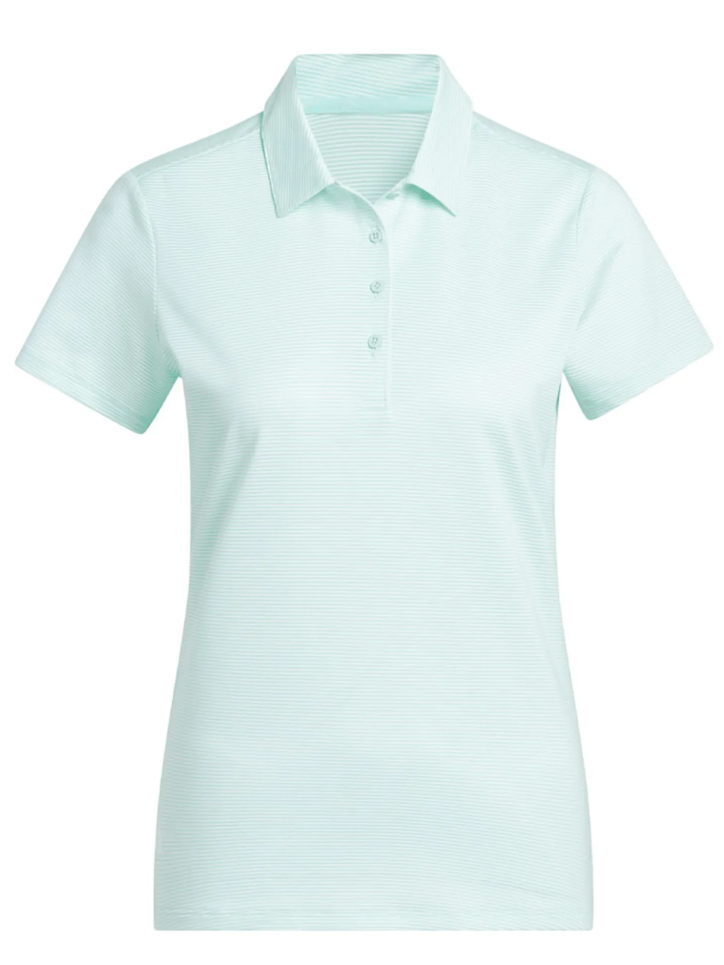 adidas Womens Ottoman Short Sleeve Polo Shirt - Semi Flash Aqua
