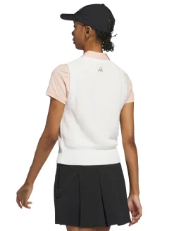 adidas Womens Ultimate365 Tour Knit Vest - White