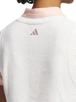 adidas Womens Ultimate365 Tour Knit Vest - White