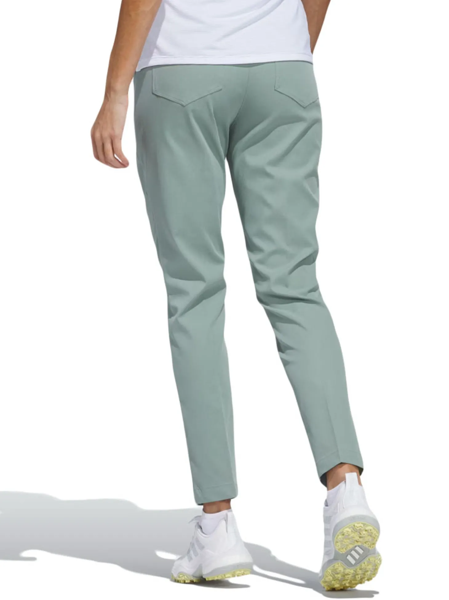 adidas Womens Ultimate365 Tour TWISTKNIT 5-Pocket Pant - Silver Green