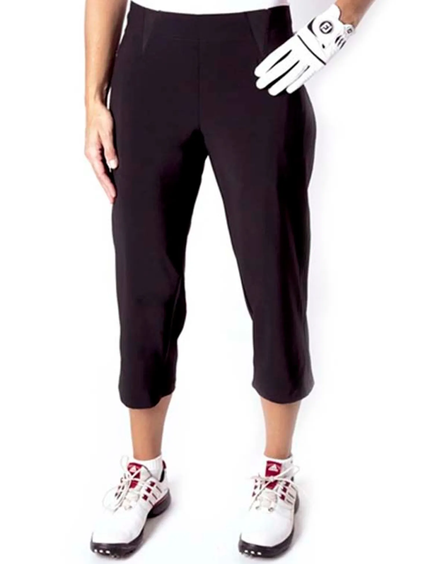 Birdee Sport Women's Techno Slide On Capri - Black