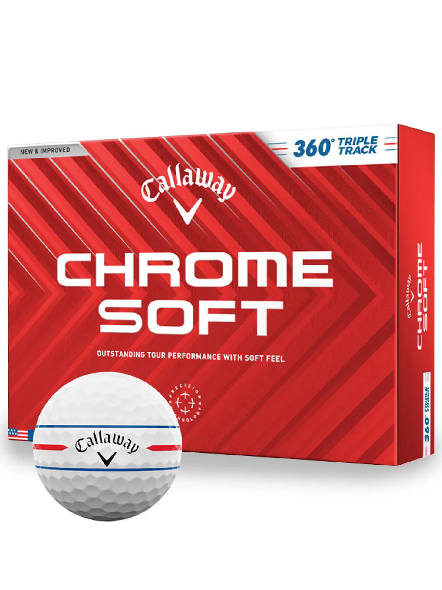Callaway Chrome Soft 360 Triple Track 2024 Golf Balls