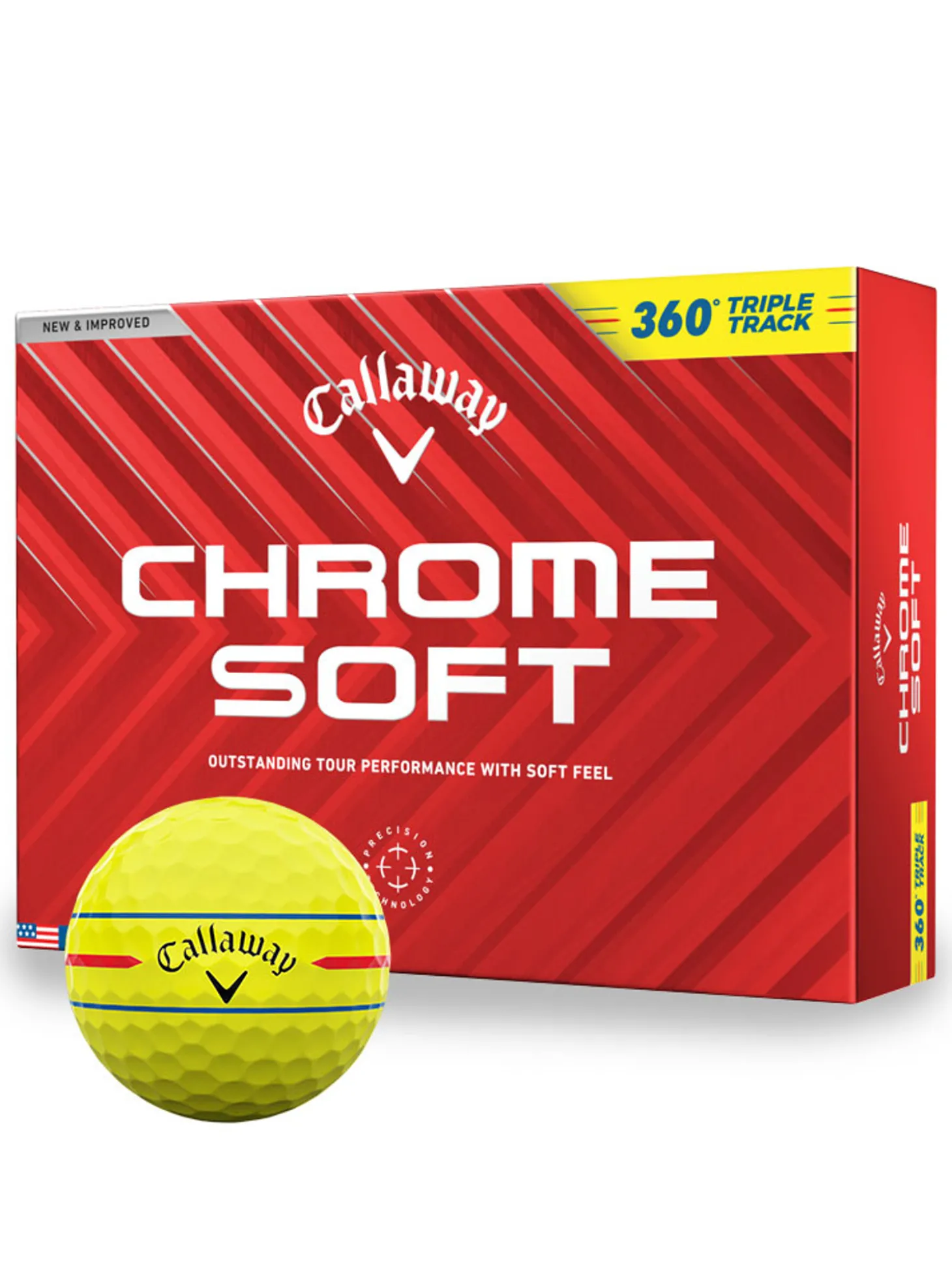 Callaway Chrome Soft 360 Triple Track 2024 Golf Balls