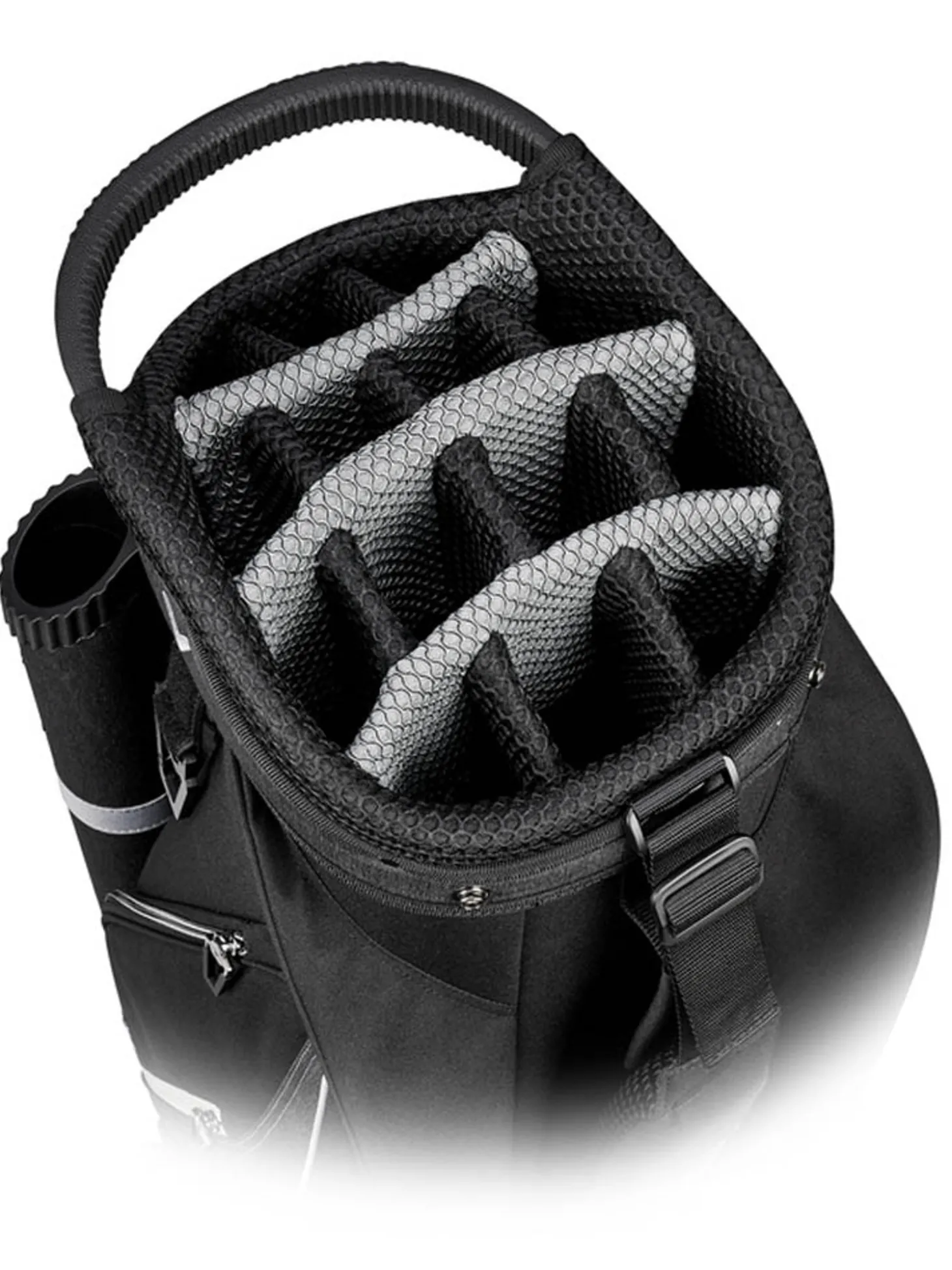 Callaway Forrester 19 Cart Bag - Black Silver