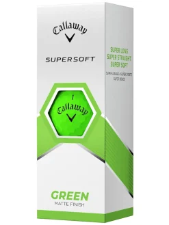 Callaway Supersoft 2023 Golf Balls - 3 Dozen Green