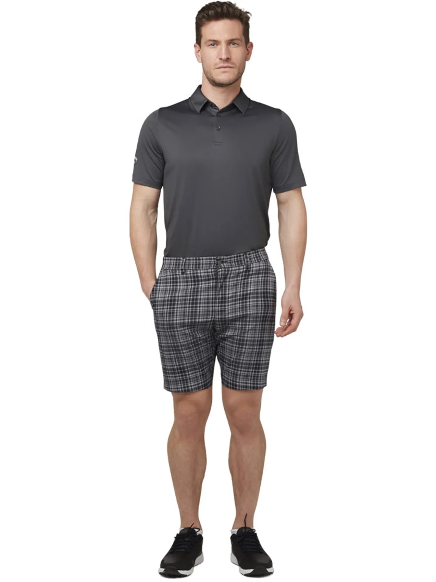 Callaway SwingTech Solid Polo - Asphalt