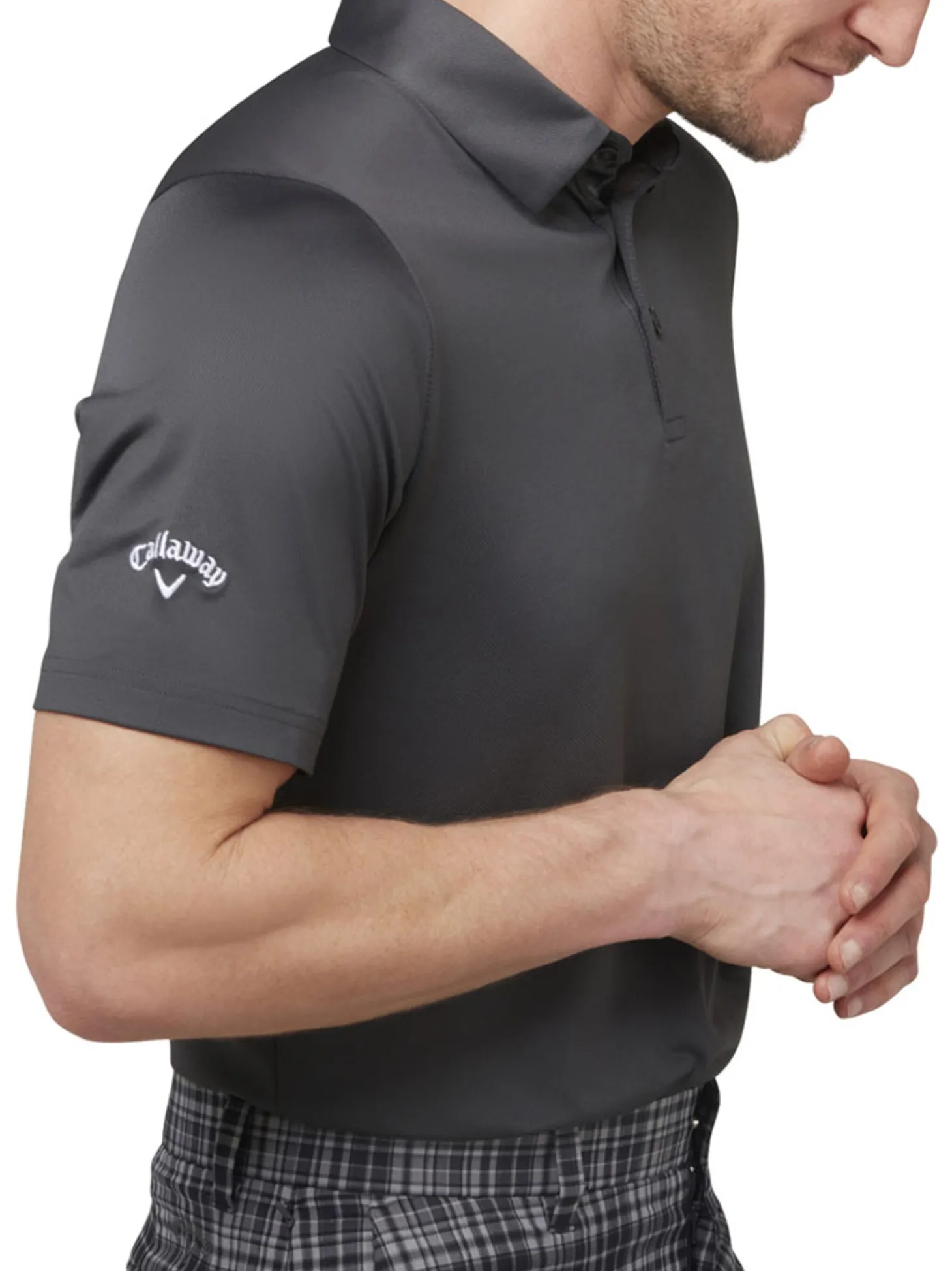 Callaway SwingTech Solid Polo - Asphalt