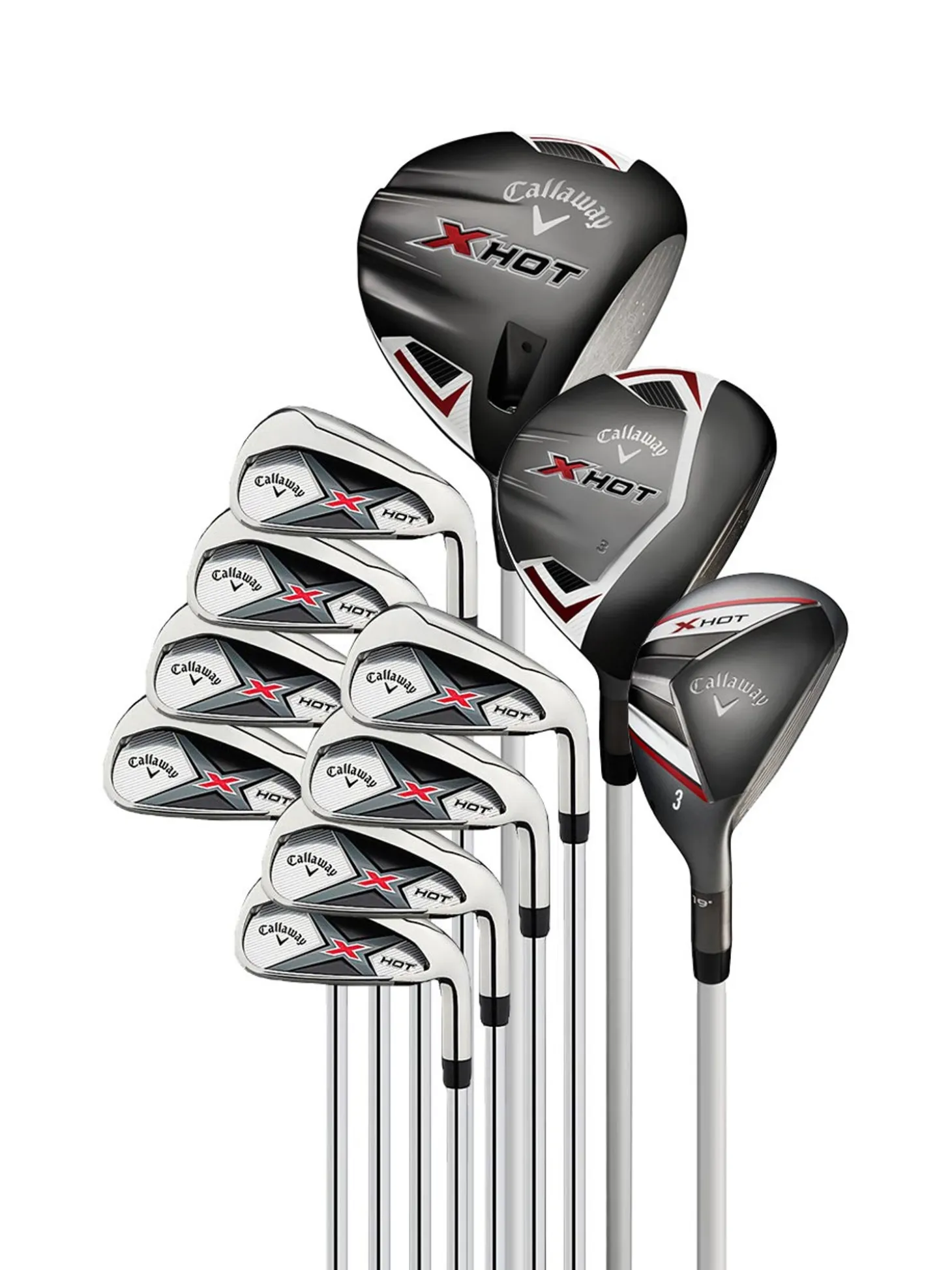 Callaway X Hot 11 Piece Set - Steel Shaft