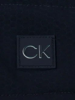 Calvin Klein Atlantic Hybrid Half Zip - White/Navy