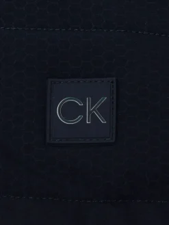 Calvin Klein Atlantic Hybrid Half Zip - Light Jade/Navy