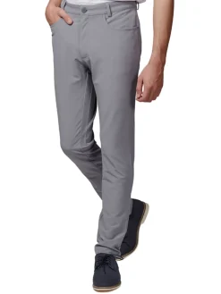 Calvin Klein Genius 4-Way Stretch Slim Fit Trouser - Silver