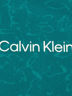 Calvin Klein Printed Newport 1/4-Zip - Sea Green