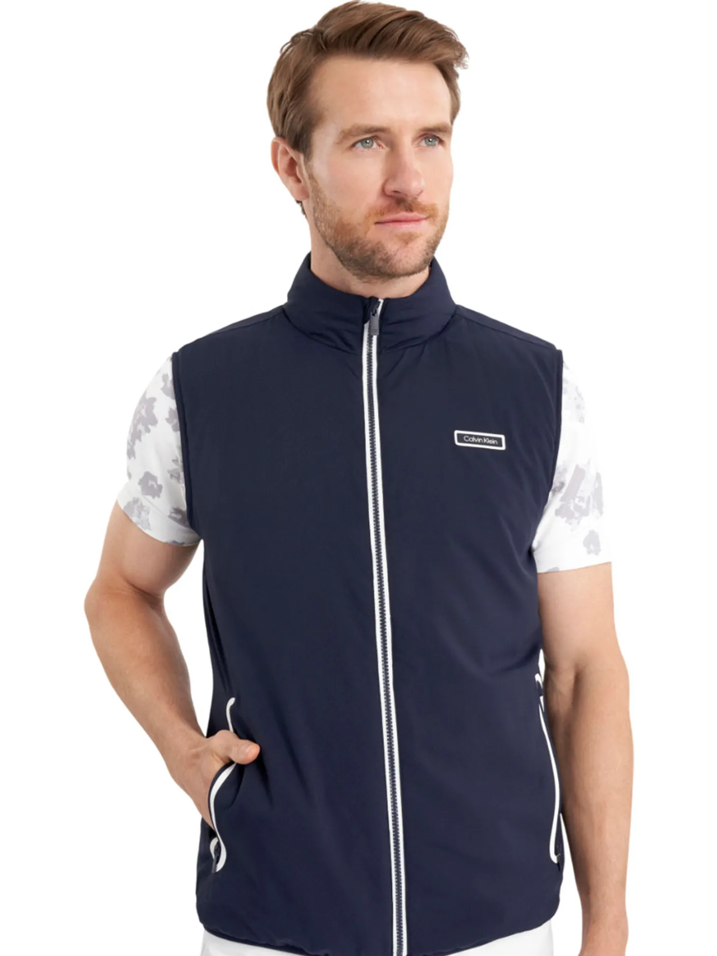 Calvin Klein Trinity Lightweight Gilet - Navy