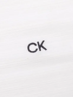 Calvin Klein Whisper Polo Shirt - White