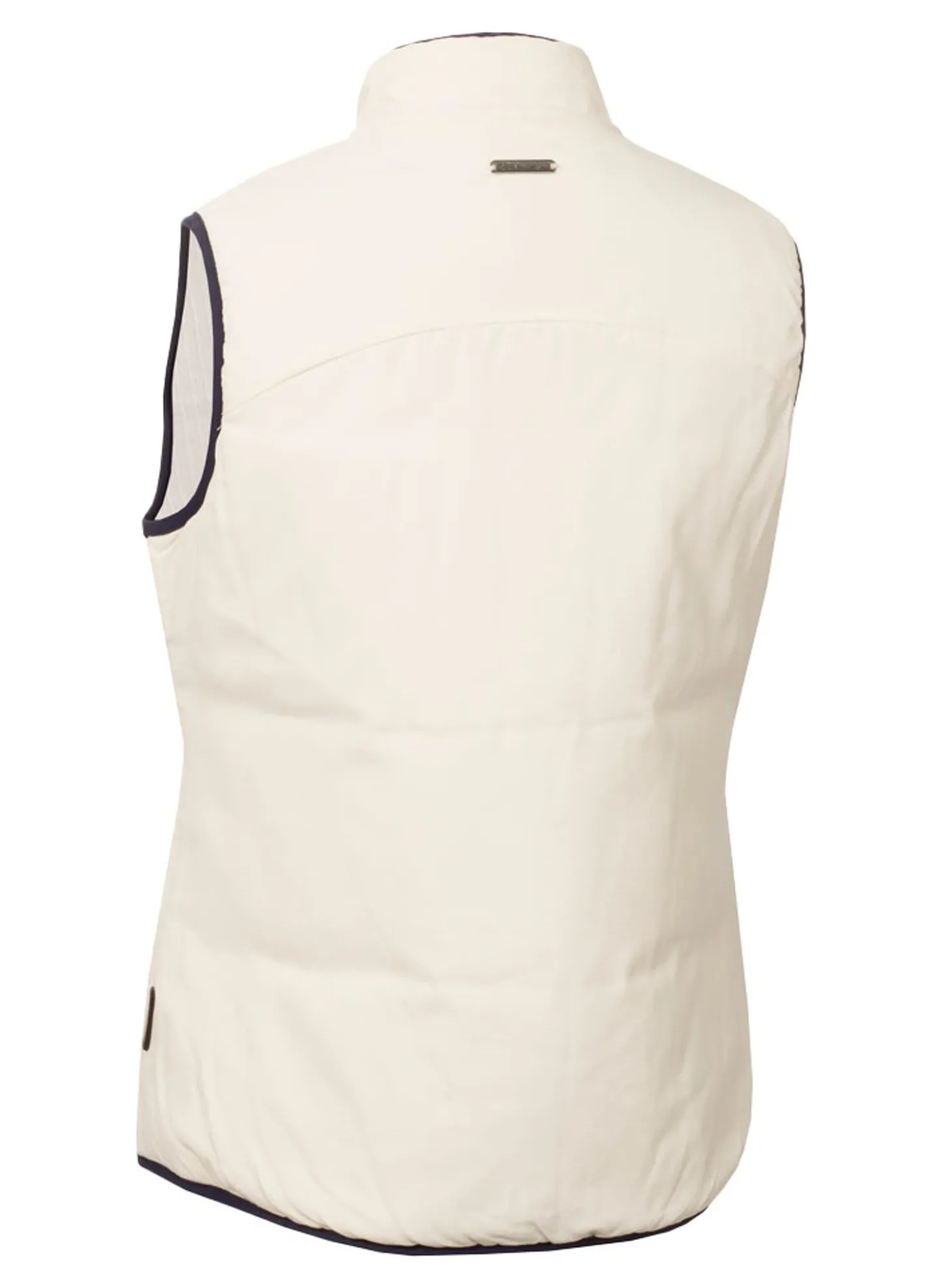 Calvin Klein Womens Faye Full Zip Gilet - Tapioca
