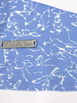 Calvin Klein Womens Harmony Printed Dress - Cornflower Blue