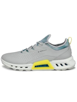 Ecco M BIOM C4 Golf Shoes - Concrete/Bay Green