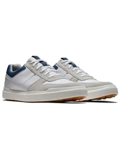 FootJoy Contour Casual Golf Shoes - White/Grey