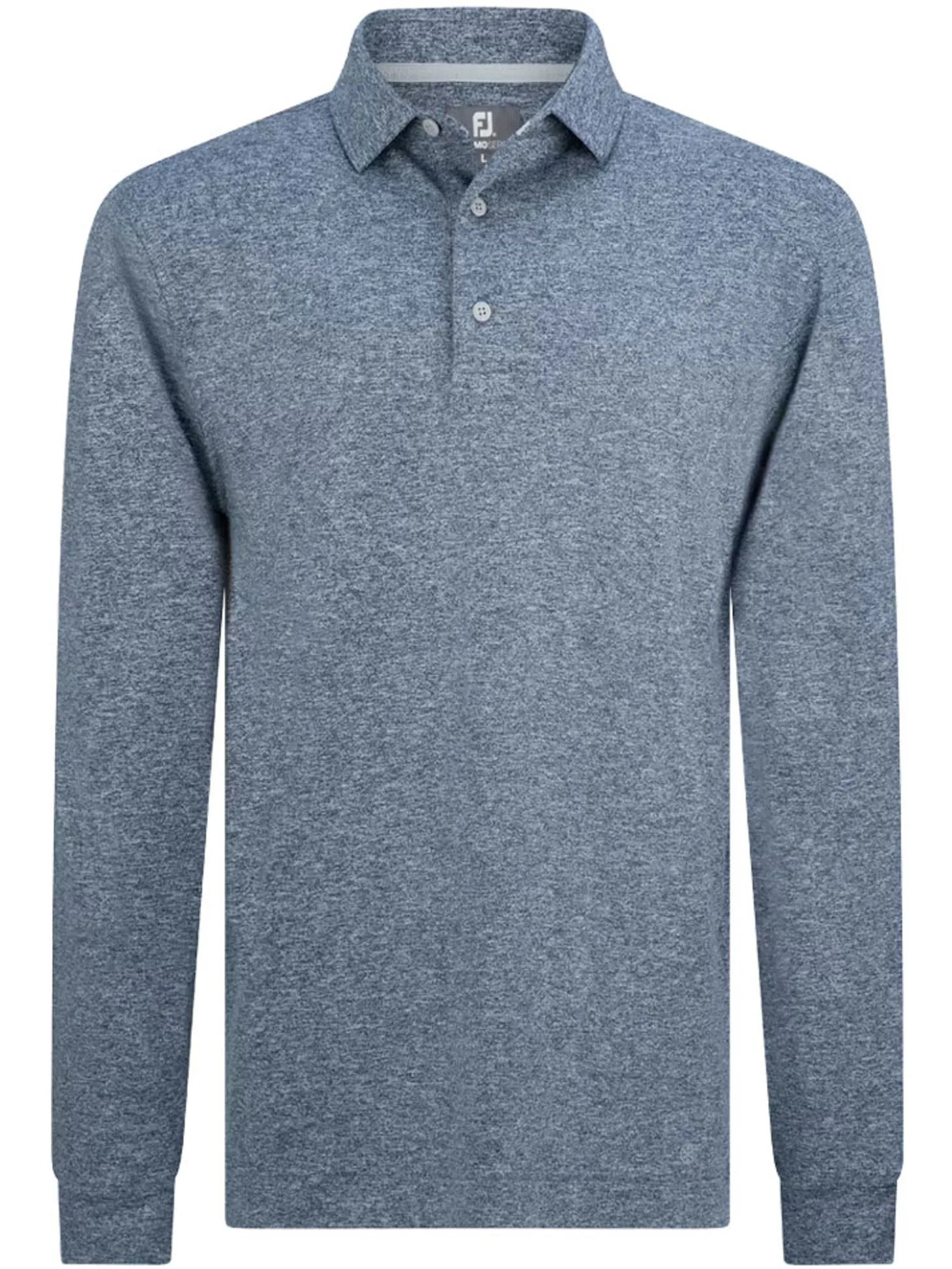 FootJoy ThermoSeries Long Sleeve Polo Shirt (Athletic Fit) - Navy