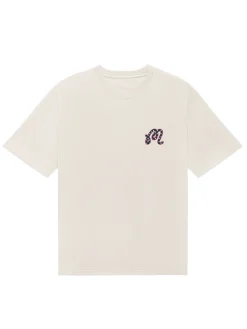 Malbon In Golf We Trust Short Sleeve Tee - Natural