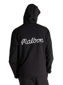 Malbon Performance Full Zip Shell Jacket - Black