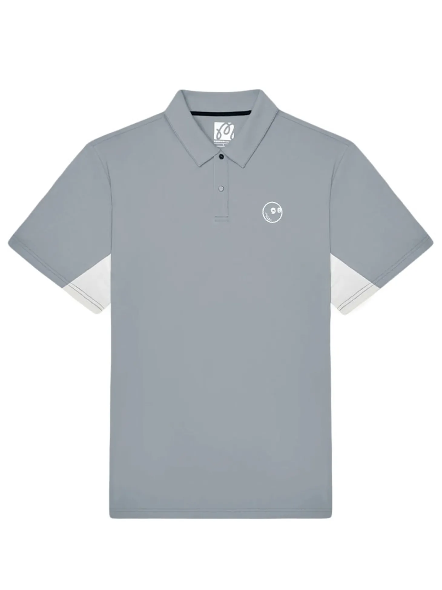Malbon Performance Pique Polo - Steel
