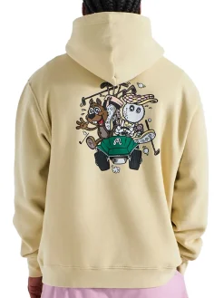 Malbon Two Man Scramble Hoodie - Light Khaki