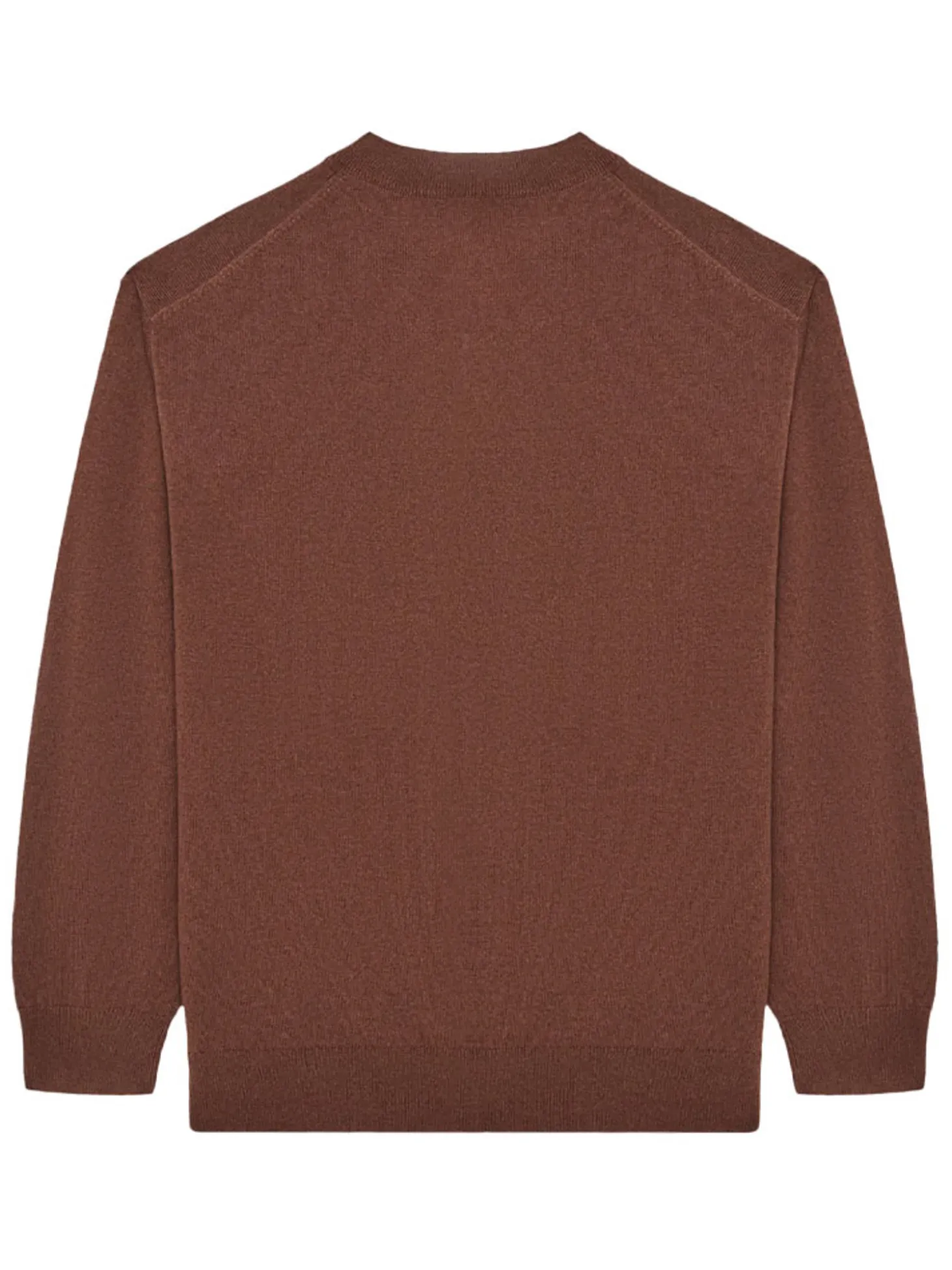 Malbon x Jesper Parnevik V-Neck Merino Wool Sweater - Chocolate
