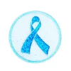 Navika Glitzy Teal Ribbon Ball Marker