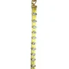 Navika Leather Crystal Stroke Counter Gold