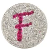 Navika Micro Pave Crystal Initial F Marker