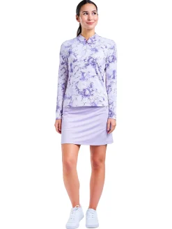 Nivo Women's Lolita Long Sleeve Mock - Lavender