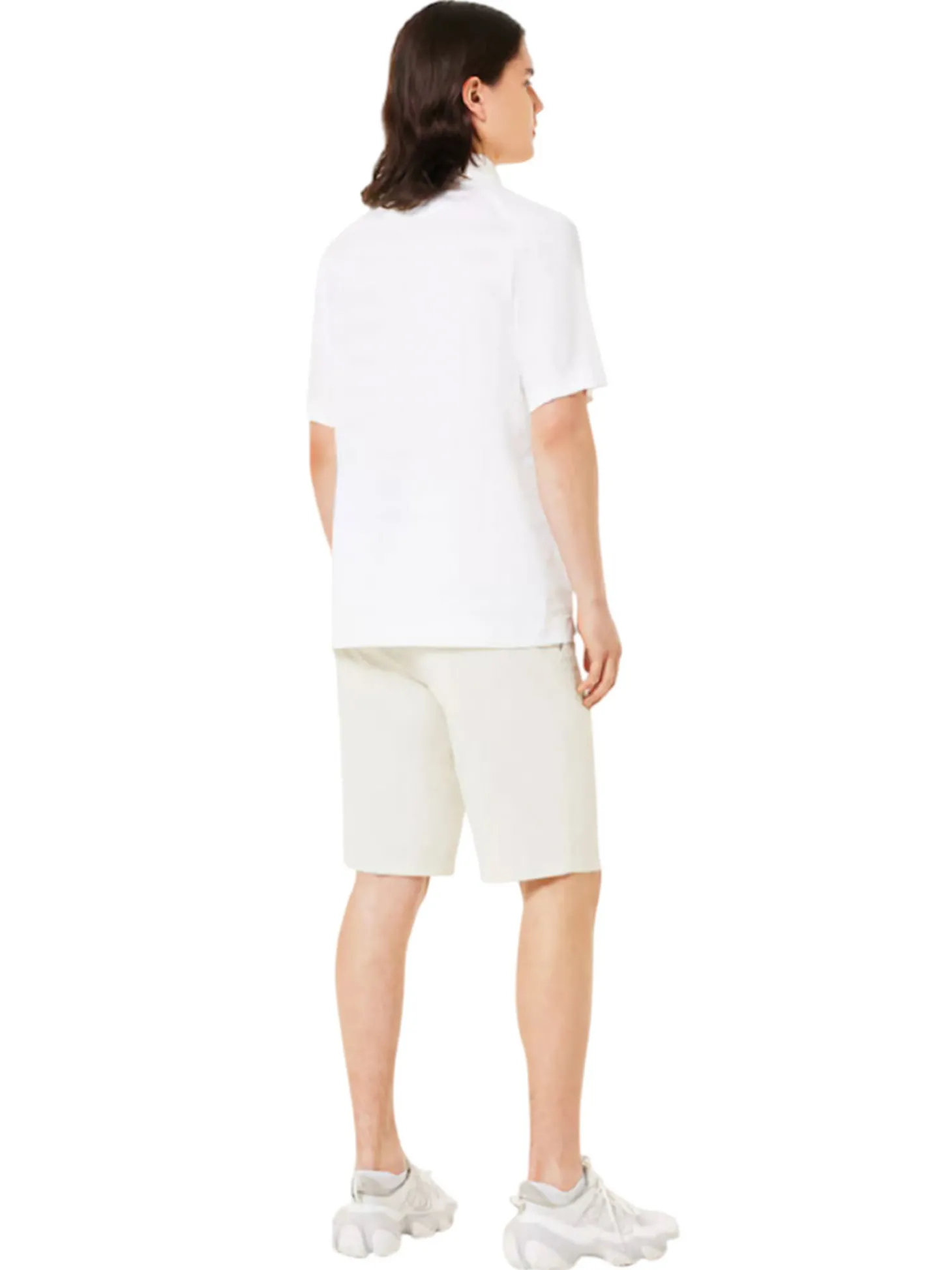 Oakley C1 Wave Length Stripe Polo - White
