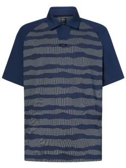 Oakley C1 Wave Length Stripe Polo - Abyss