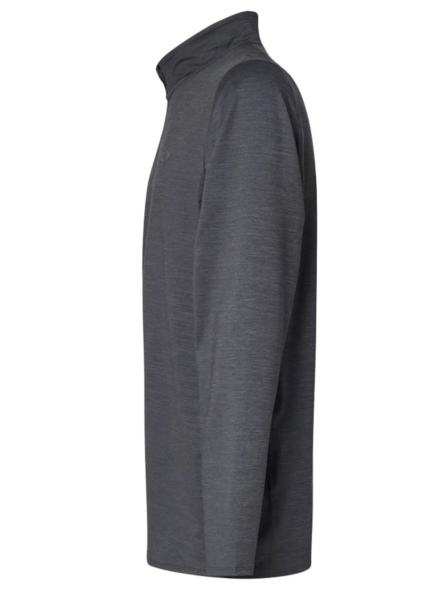 Oakley Gravity Range Quarter Zip Midlayer - Blackout Heather