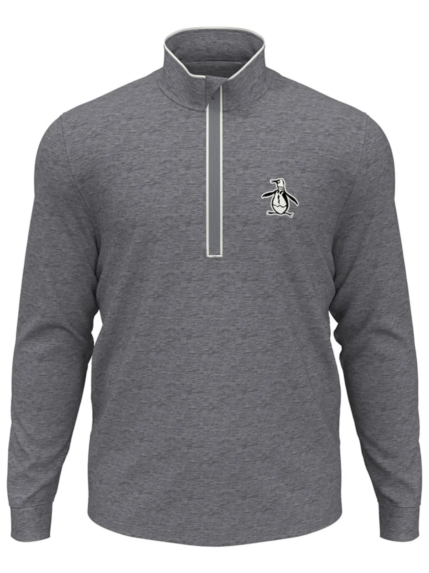 Original Penguin 1/4-Zip Technical Earl - Quiet Shade Heather
