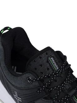 Payntr Golf X 001 F Mesh Golf Shoes - Black/Electric Green/Silver