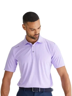Ping Lindum Tailored Fit Polo - Purple Ash
