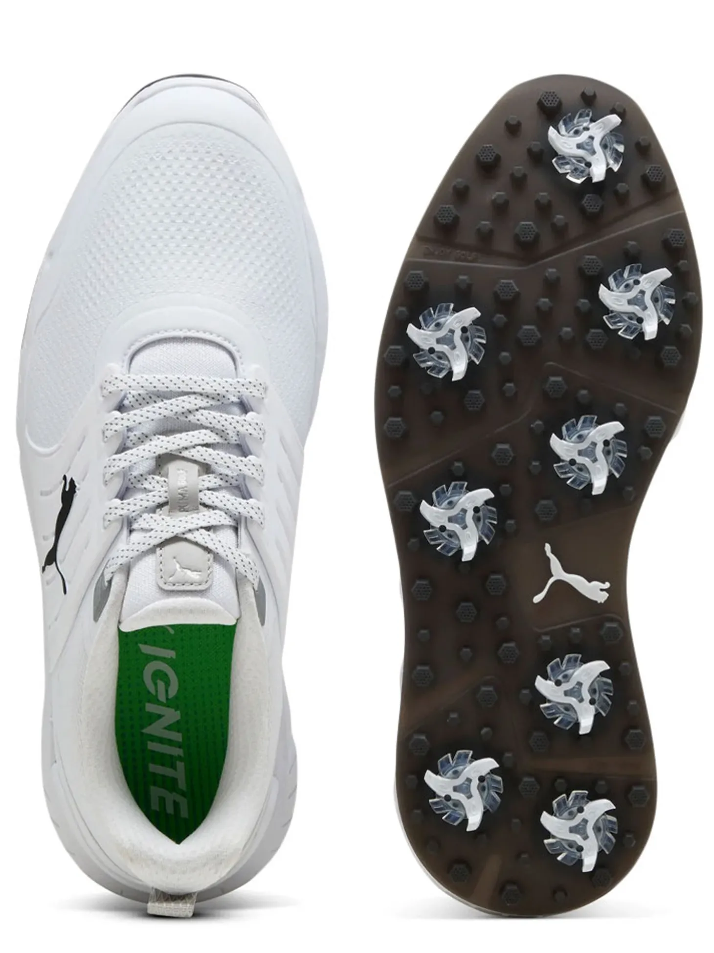 Puma IGNITE Elevate 2 Tour Golf Shoes - Puma White/Puma Black