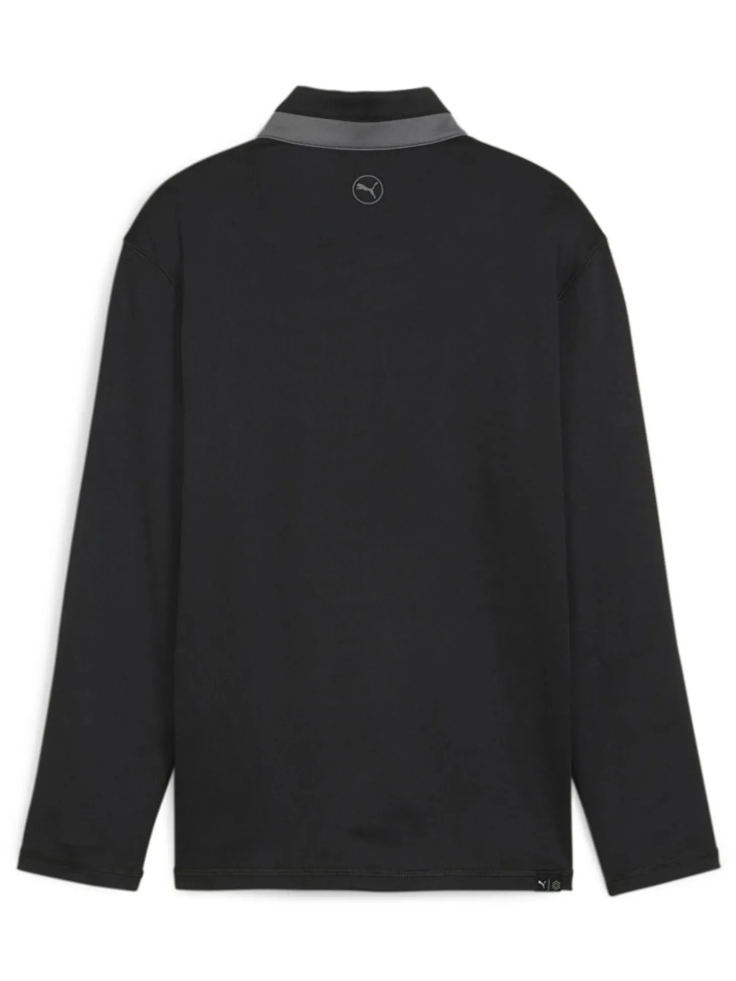 Puma JR Boy's Lightweight 1/4-Zip - Puma Black/Slate Sky
