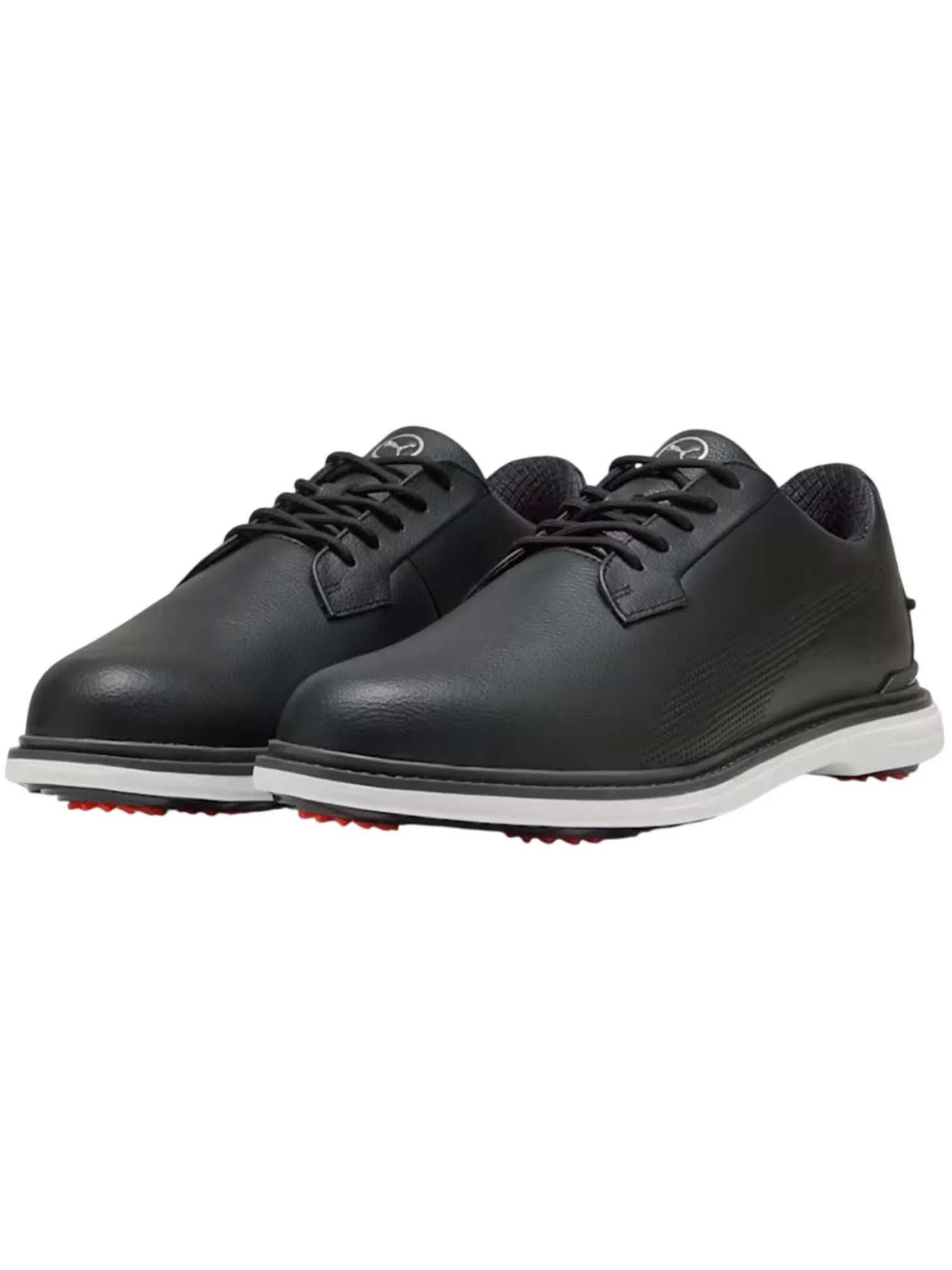 Puma Royale Golf Shoes - Puma Black/Flat Dark Grey/Red Blast