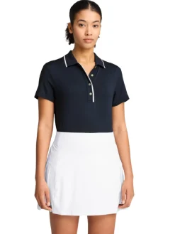 Puma Womens CLOUDSPUN Bridges Golf Polo - Deep Navy