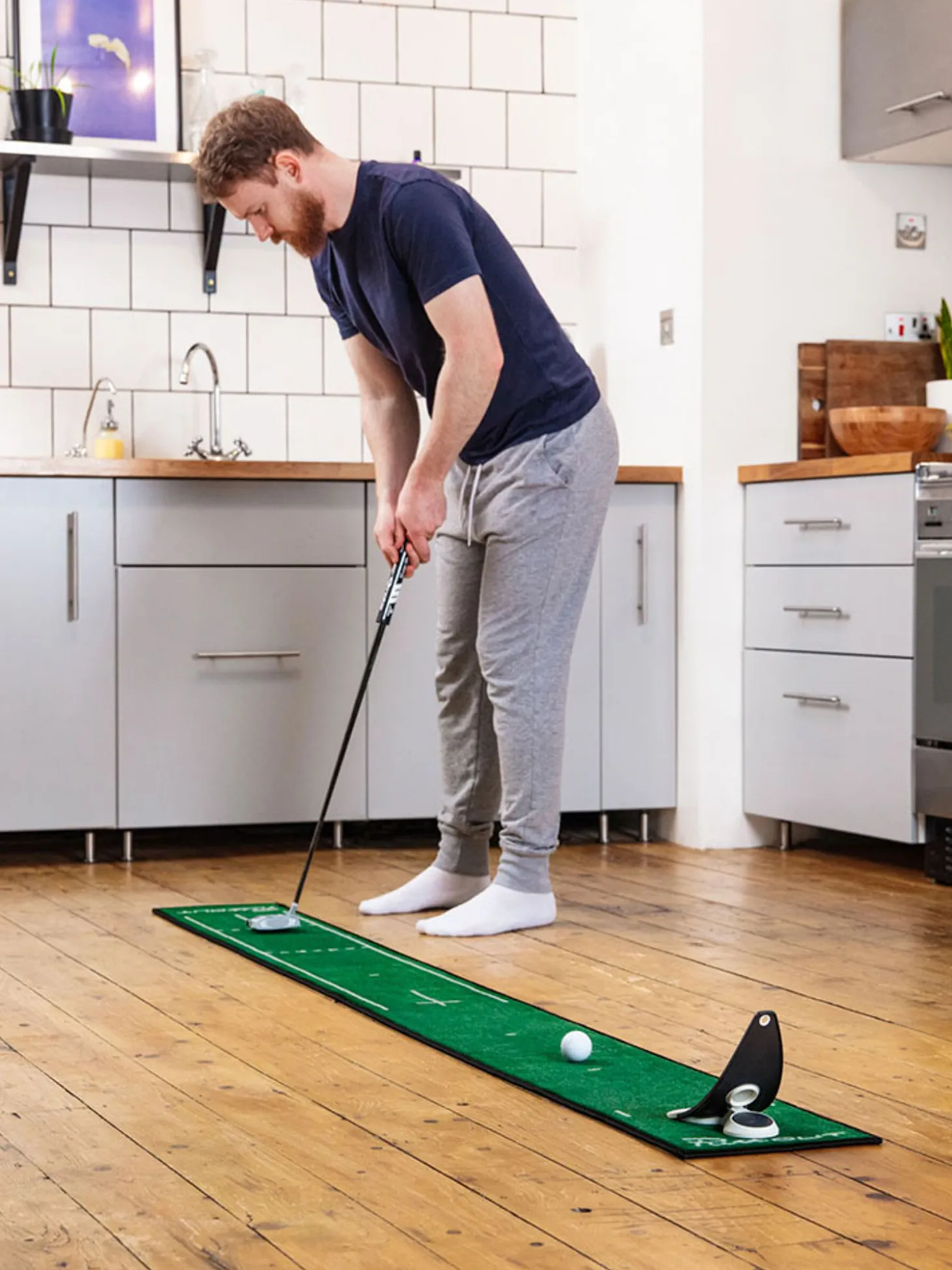 Puttout Slim Putting Mat - Green