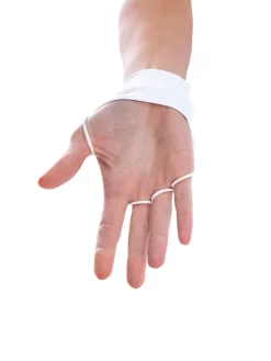 SParms Sun Protection Palmless Gloves - White